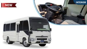 (LHD) TOYOTA TOYOTA COASTER ARMOURED MY2025 – WHITE