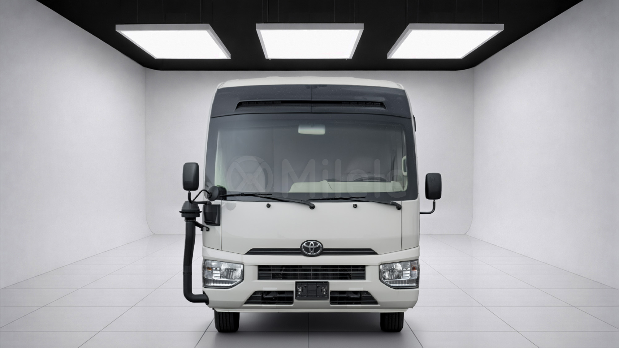
(LHD) TOYOTA TOYOTA COASTER ARMOURED MY2025 – WHITE full									