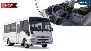 (LHD) TOYOTA COASTER 2.7P MT RWD MY2025 – WHITE
