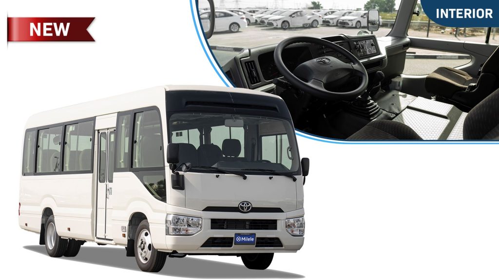 (LHD) TOYOTA COASTER 4.0D MT MY2025 – WHITE