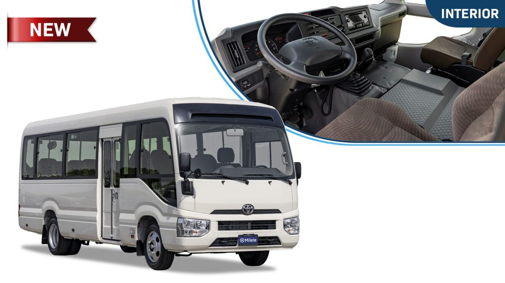 (LHD) TOYOTA COASTER DLX 4.0D MT MY2025 – WHITE