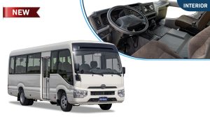 (LHD) TOYOTA COASTER DLX 4.0D MT MY2025 – WHITE