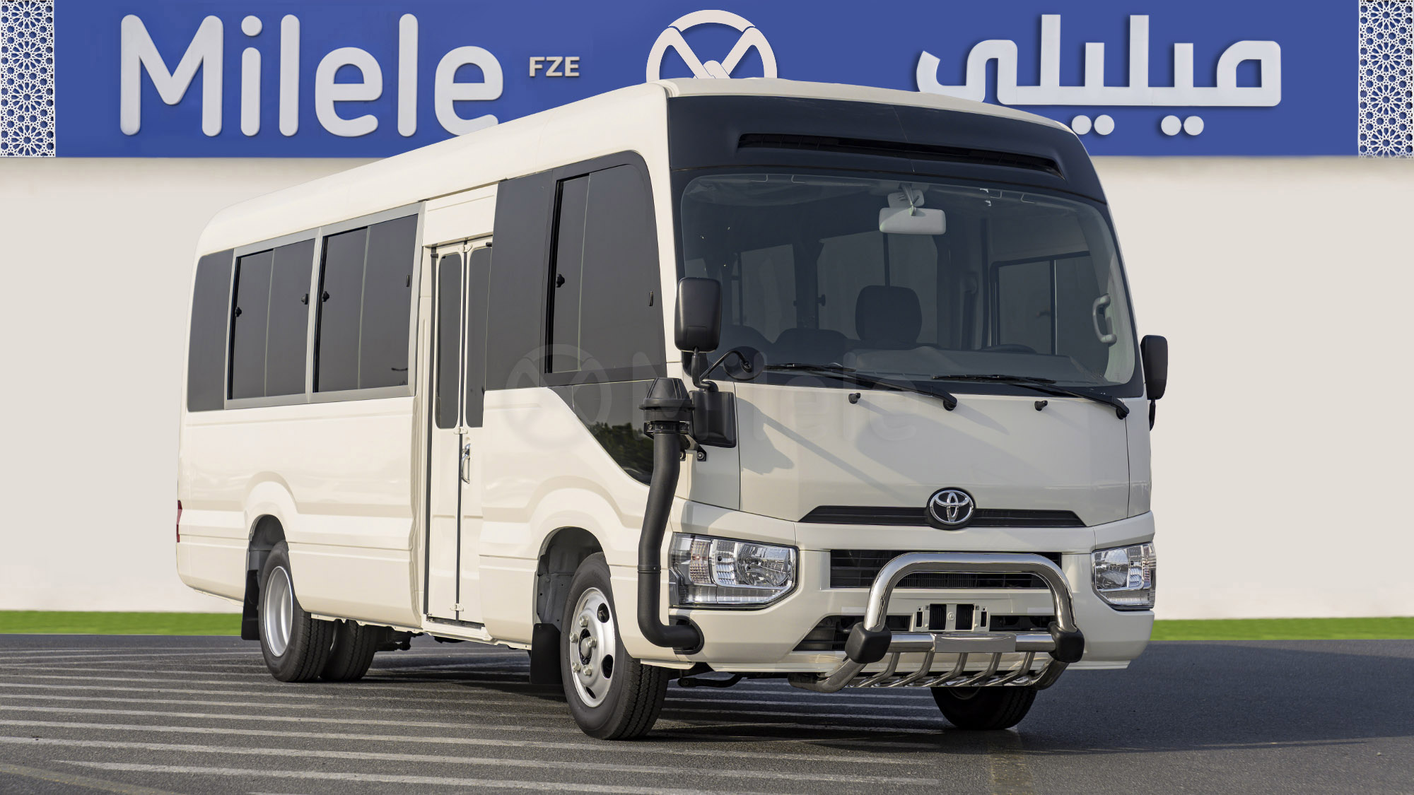 
(LHD) TOYOTA COASTER 4.2D MT RWD 30 SEATER MY2025 – WHITE full									