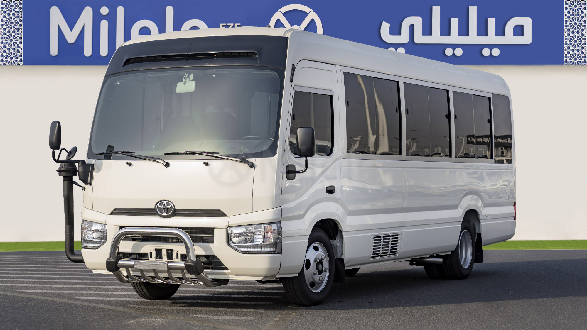 
(LHD) TOYOTA COASTER 4.2D MT RWD 30 SEATER MY2025 – WHITE full									