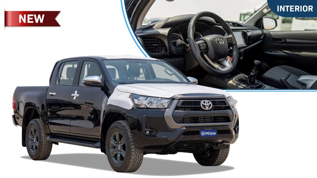 (LHD) TOYOTA HILUX DC 2.4D MT 4X4 P.WINDOW MY2025 – ATTITUDE BLACK