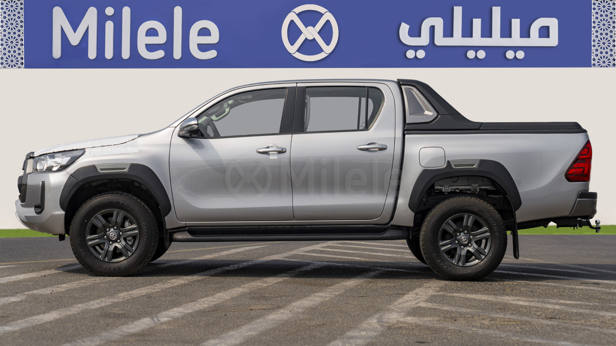 
								(LHD) TOYOTA HILUX DC 2.4D MT 4X4 P.WINDOW MY2025 – SILVER full									
