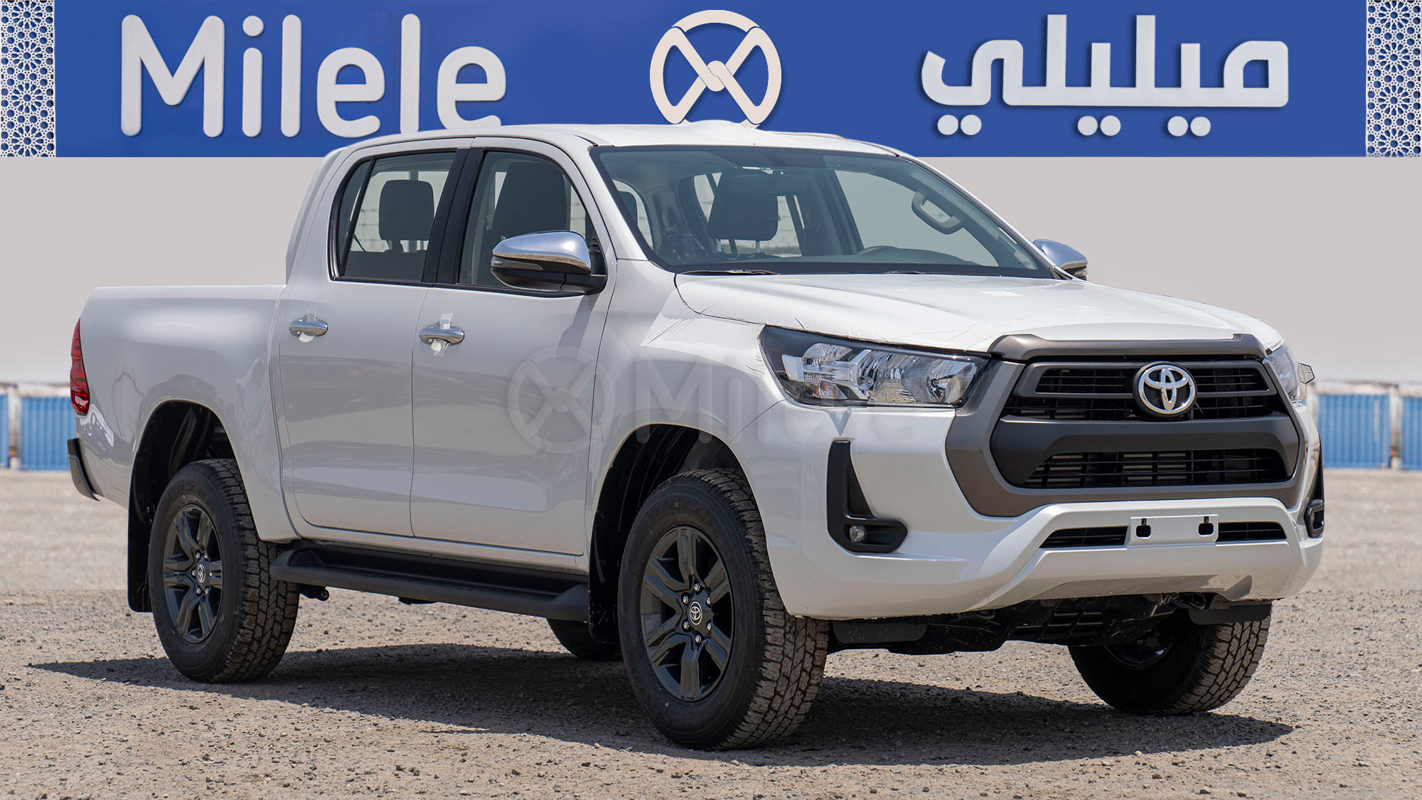 
								(LHD) TOYOTA HILUX DC 2.4D MT 4X4 P.WINDOW MY2026 – WHITE full									