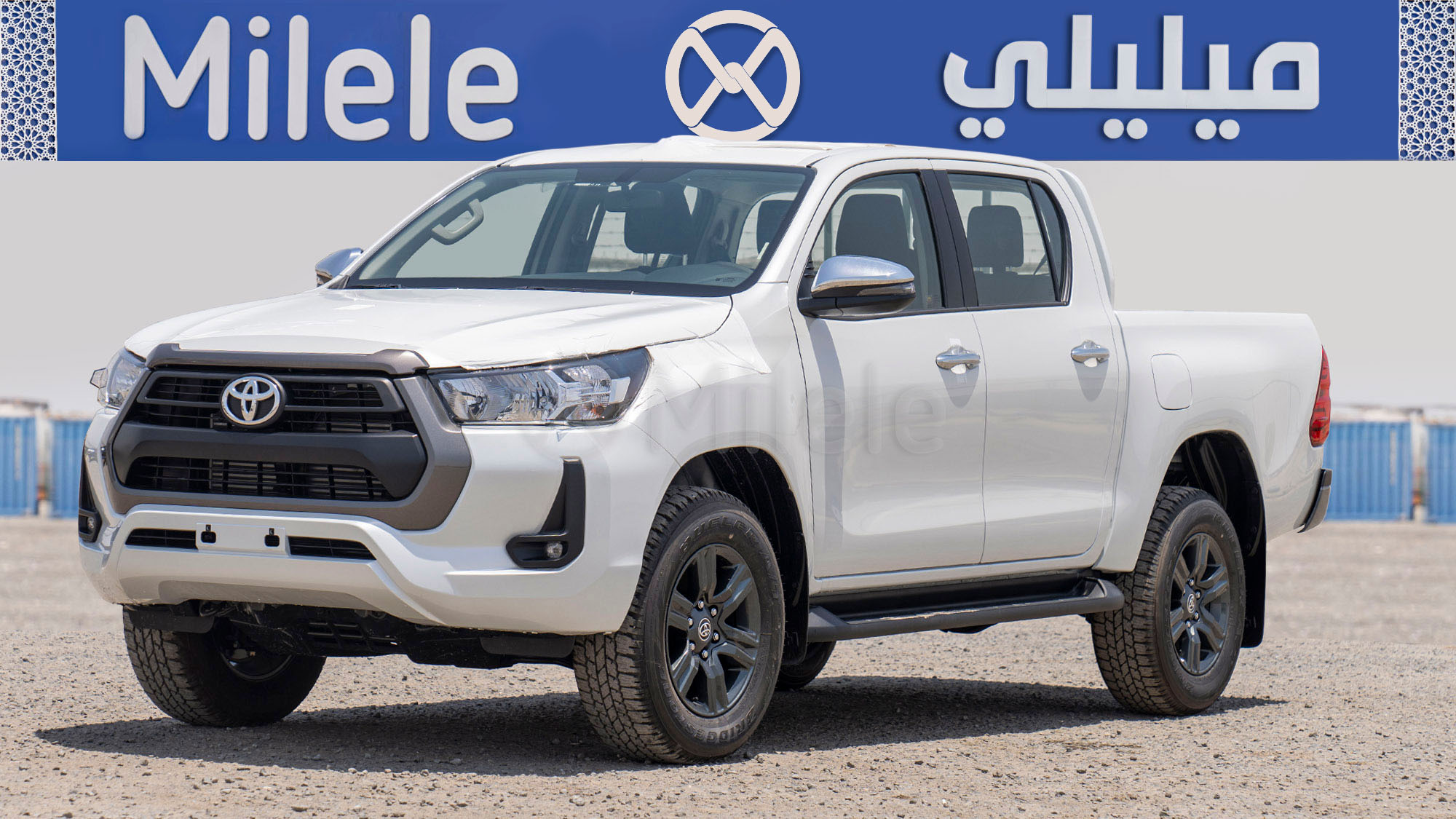 
								(LHD) TOYOTA HILUX DC 2.4D MT 4X4 P.WINDOW MY2026 – WHITE full									