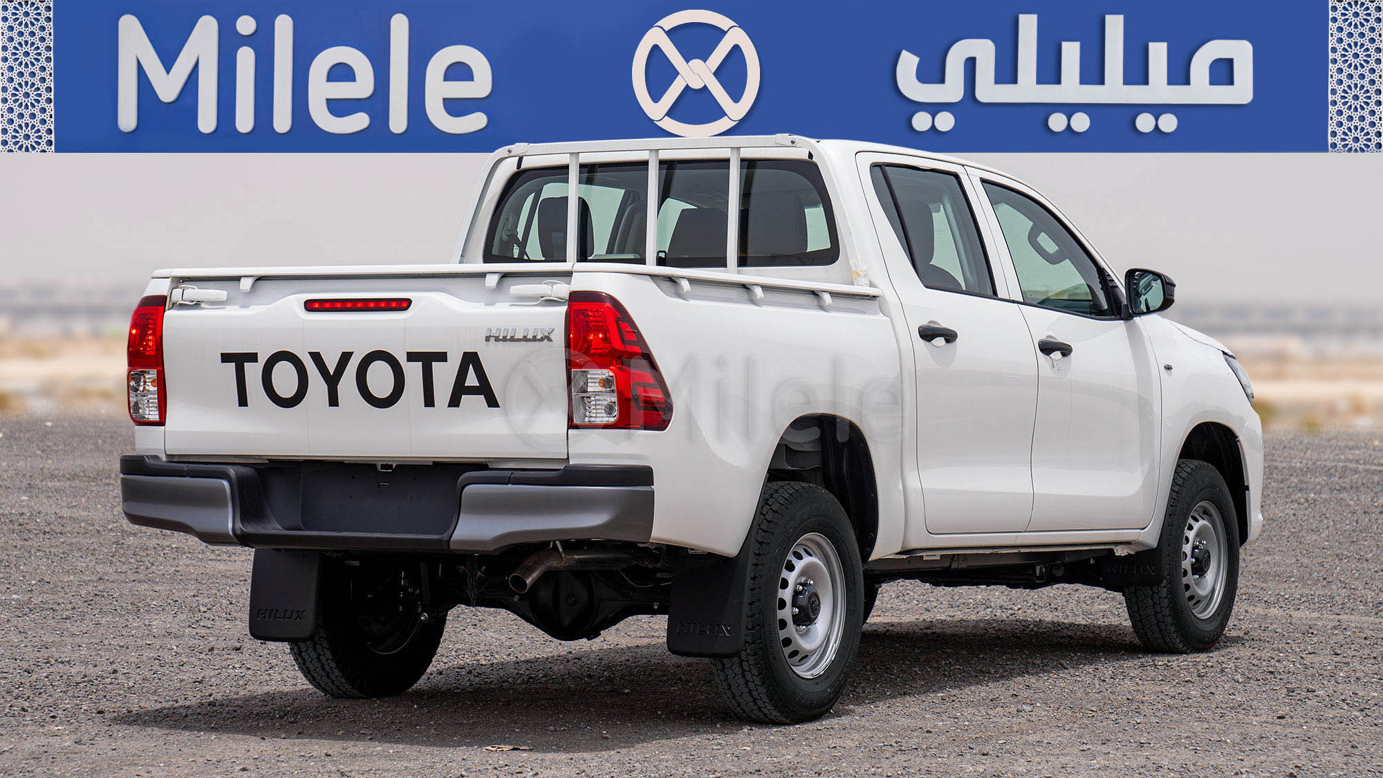 
(LHD) TOYOTA HILUX DC 2.4D MT 4X4 P.WINDOW MY2026 – SUPER WHITE full									