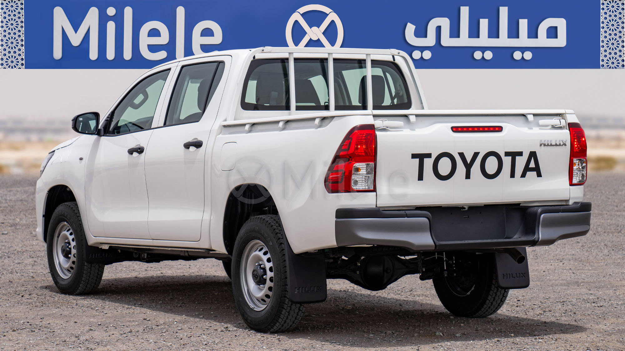 
(LHD) TOYOTA HILUX DC 2.4D MT 4X4 P.WINDOW MY2026 – SUPER WHITE full									