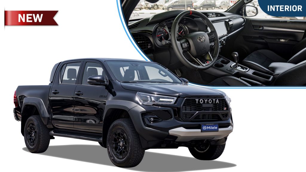 (LHD) TOYOTA HILUX DC GR SPORT 2.8D AT 4X4 MY2025 – BLACK