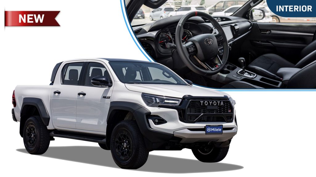 (LHD) TOYOTA HILUX DC GR SPORT 2.8D AT 4X4 MY2025 – WHITE