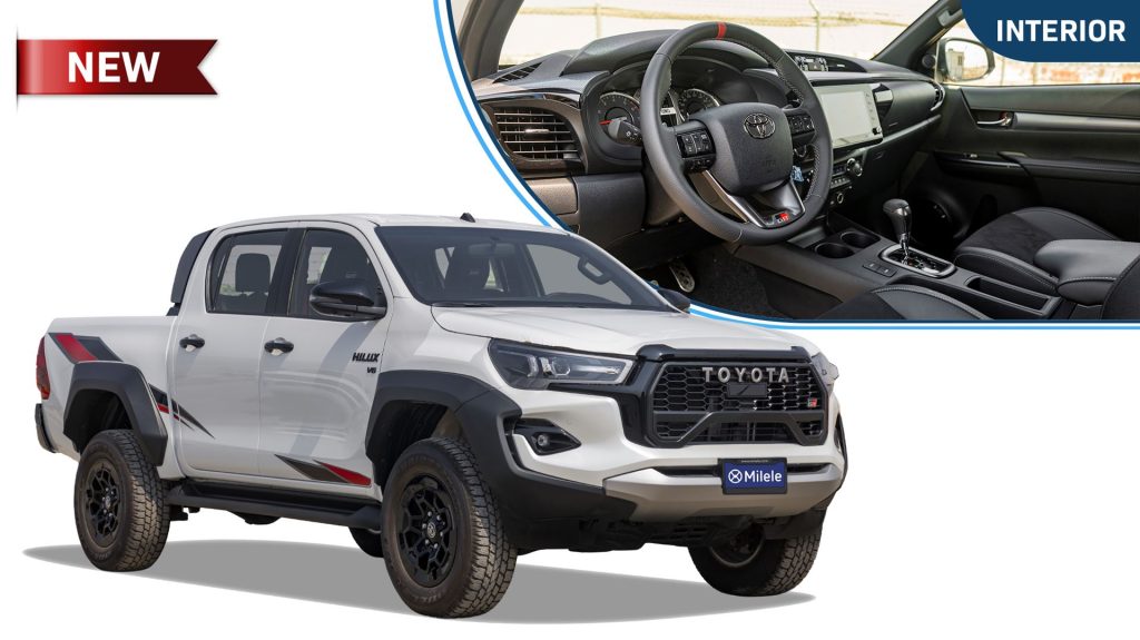 (LHD) TOYOTA HILUX DC GR SPORT 4.0P AT 4X4 MY2025 – WHITE