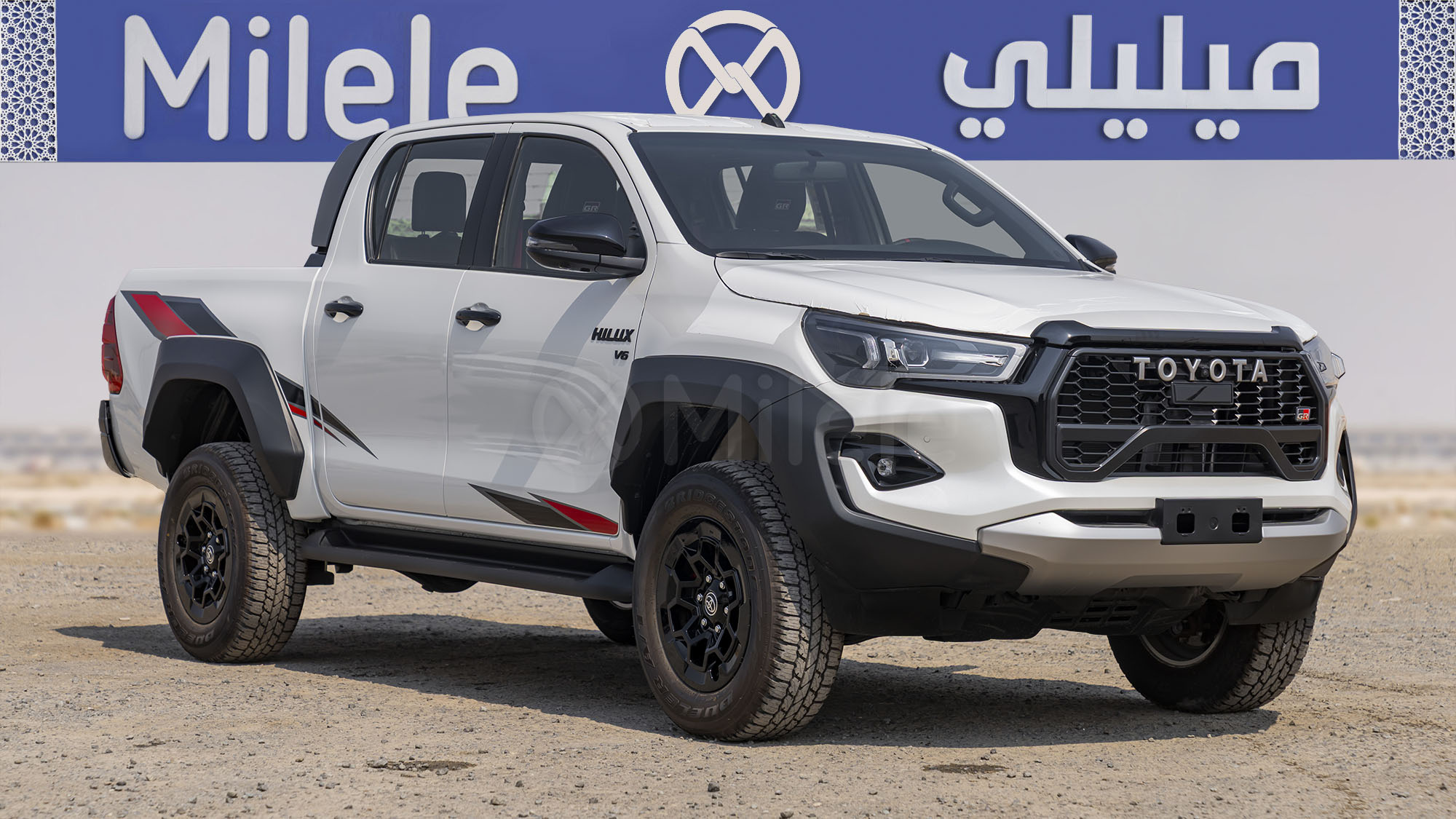 
								(LHD) TOYOTA HILUX DC GR SPORT 4.0P AT 4X4 MY2025 – WHITE full									