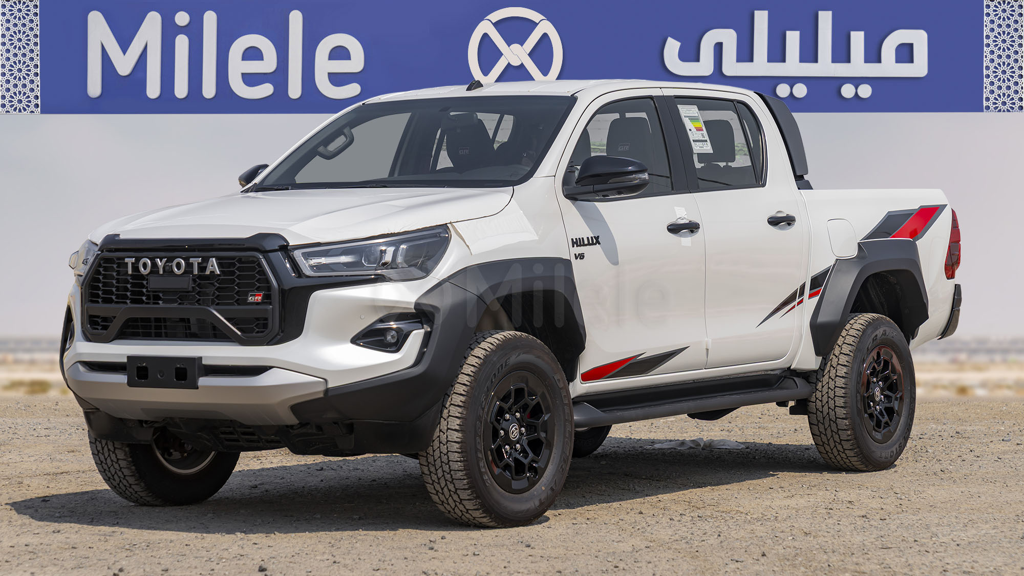 
								(LHD) TOYOTA HILUX DC GR SPORT 4.0P AT 4X4 MY2025 – WHITE full									