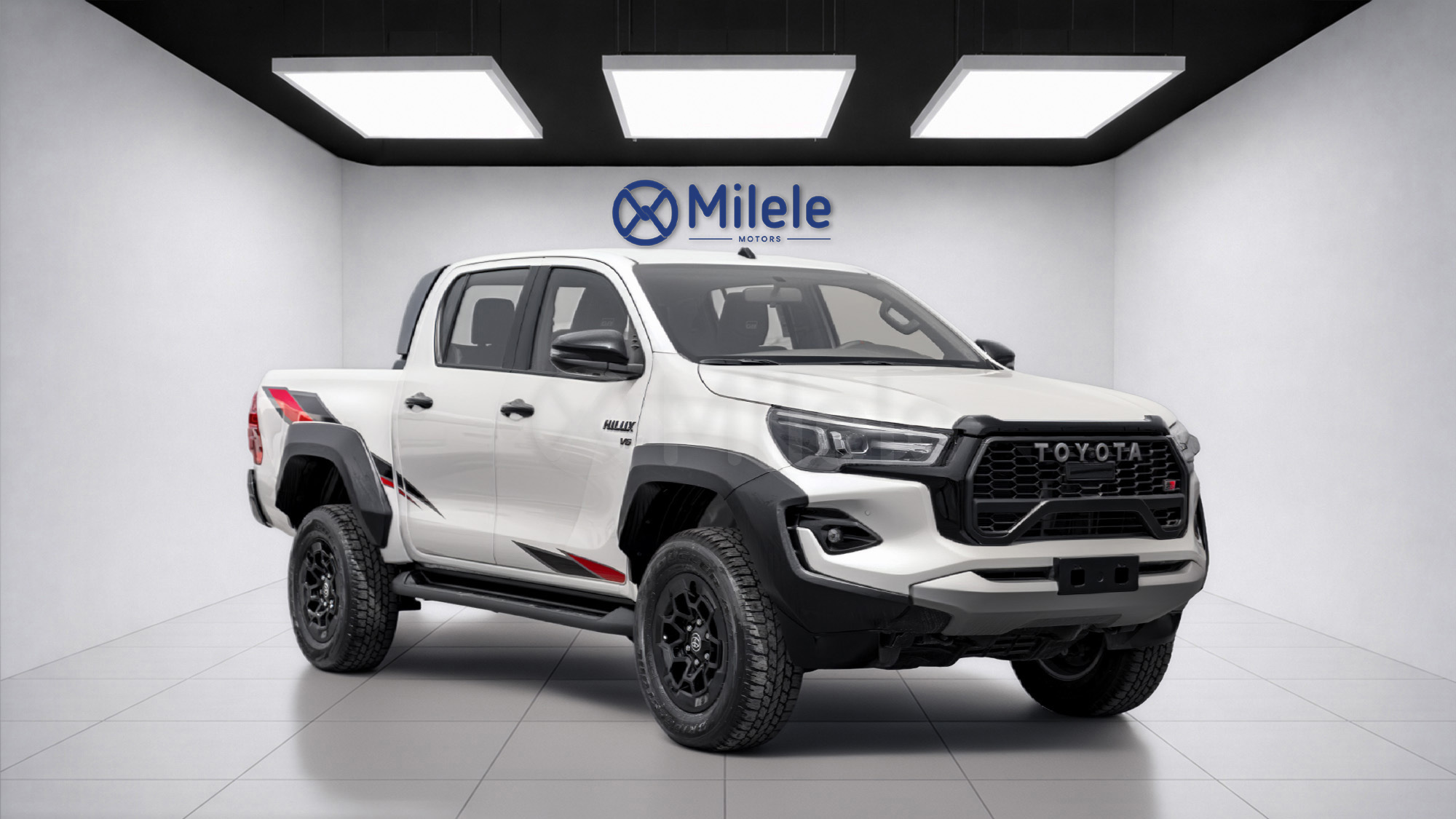 
(LHD) TOYOTA HILUX GRS 4.0P AT MY2026 – WHITE full									