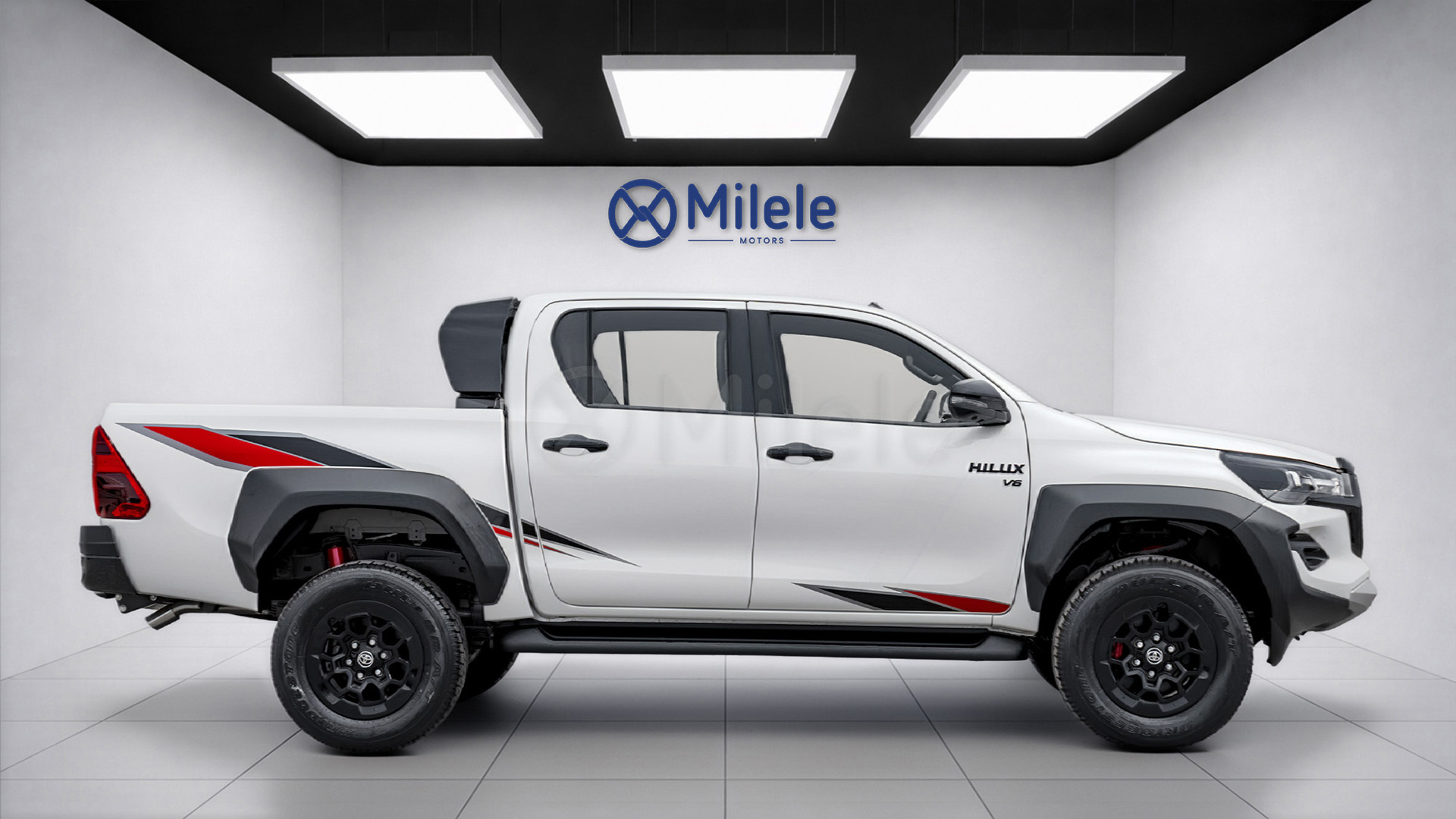 
(LHD) TOYOTA HILUX GRS 4.0P AT MY2026 – WHITE full									