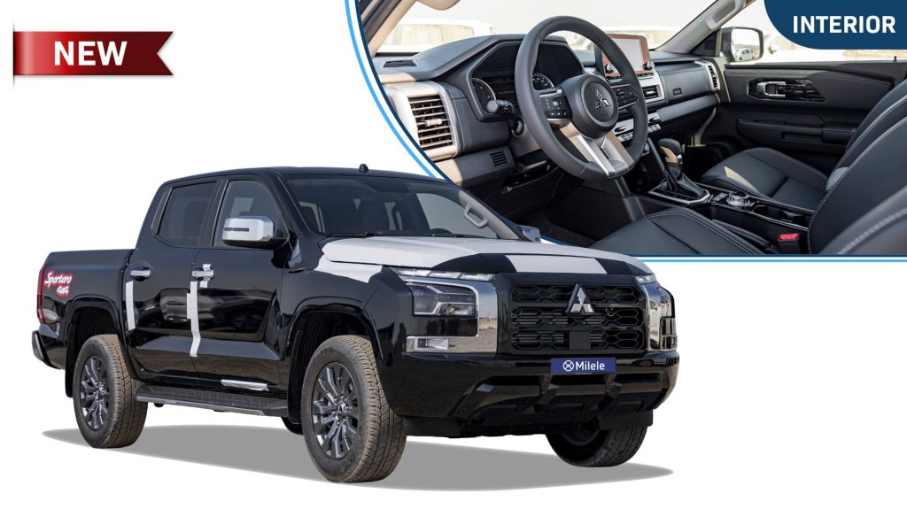 (LHD) MITSUBISHI L200 SPORTERO DC CHROME EDITION 2.4D AT 4WD MY2026 – BLACK