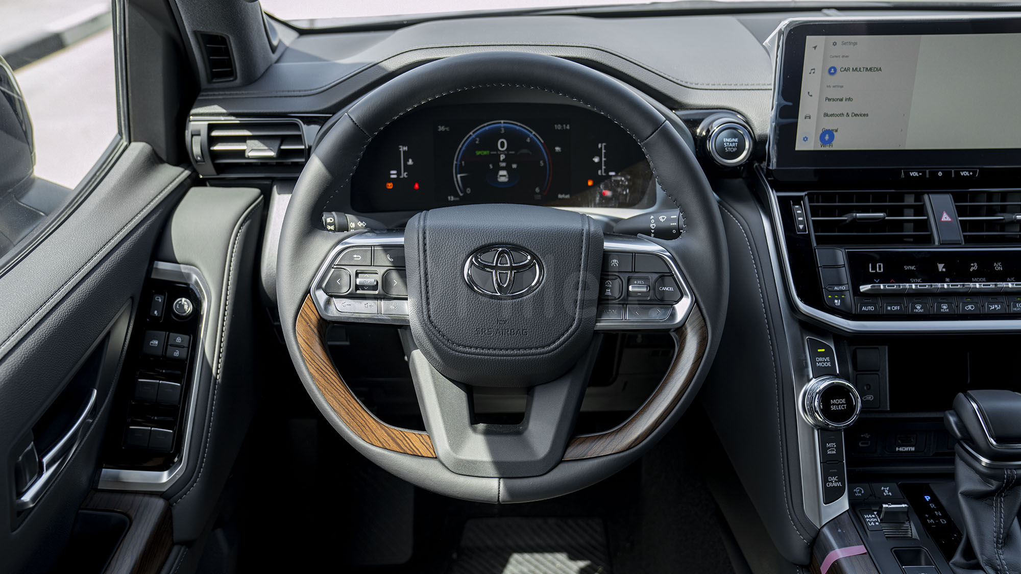 
(LHD) TOYOTA LC300 GXR 3.3D AT MY2025 – BLACK full									