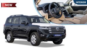 (LHD) TOYOTA LC300 EXR 4.0P AT 4X4 MY2025 – BLACK