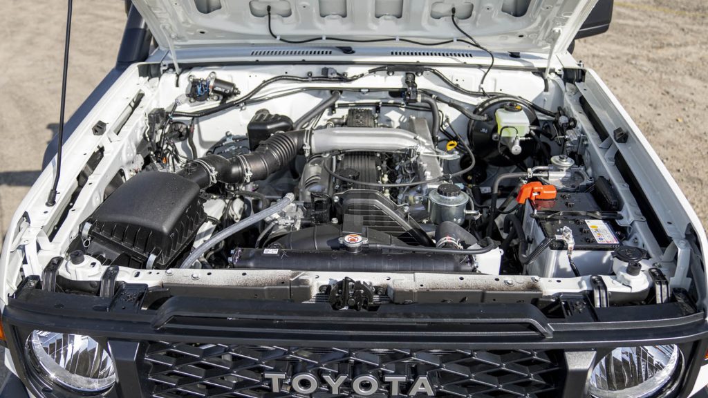 (LHD) TOYOTA LC76 4.2D MT MY2025 – WHITE