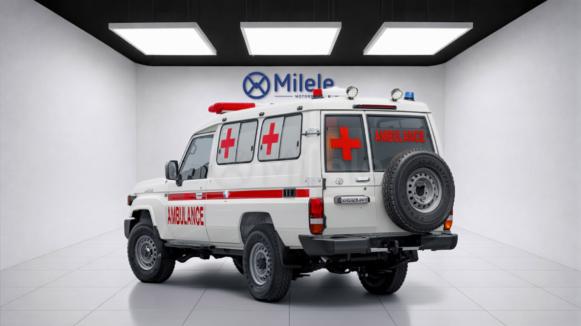 
								(LHD) TOYOTA LC78 AMBULANCE 4.2D MT MY2026 – WHITE full									