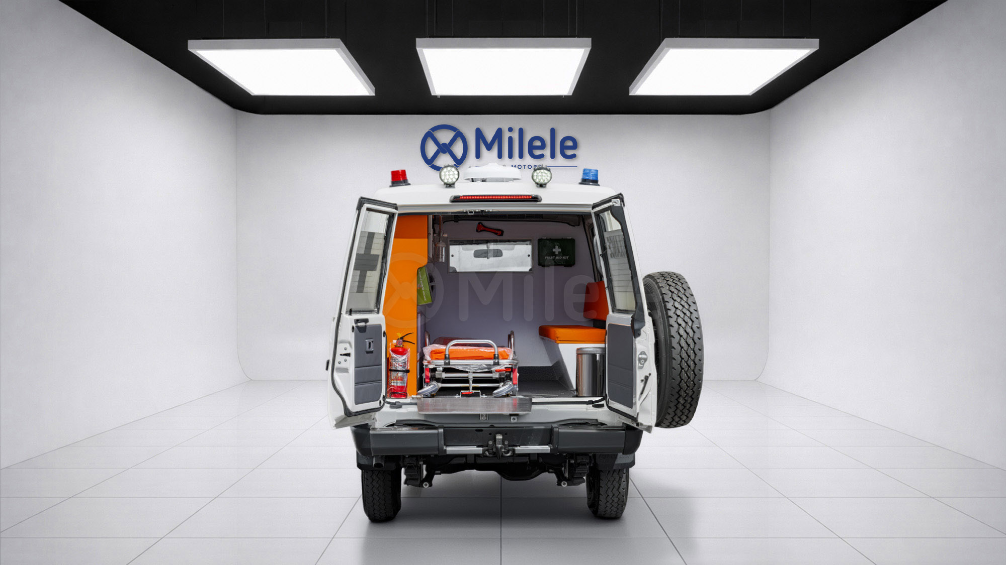 
								(LHD) TOYOTA LC78 AMBULANCE 4.2D MT MY2026 – WHITE full									