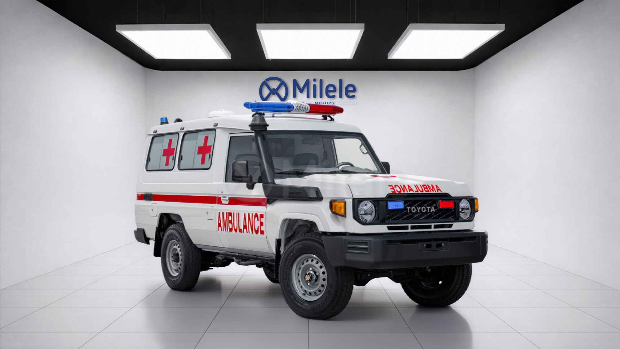 
								(LHD) TOYOTA LC78 AMBULANCE 4.2D MT MY2026 – WHITE full									