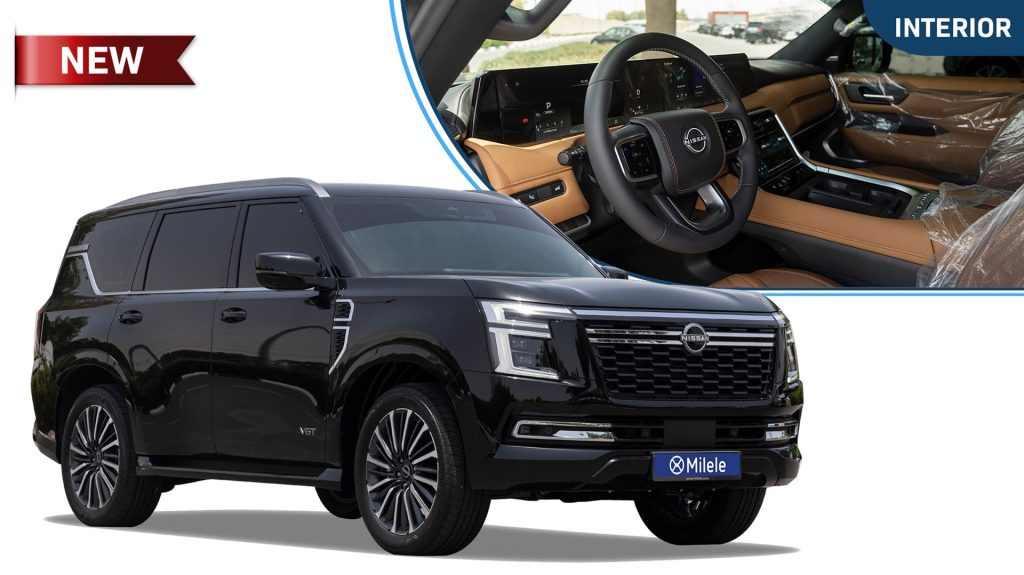 (LHD) NISSAN PATROL LE PLATINUM 3.5P AT MY2025 – BLACK