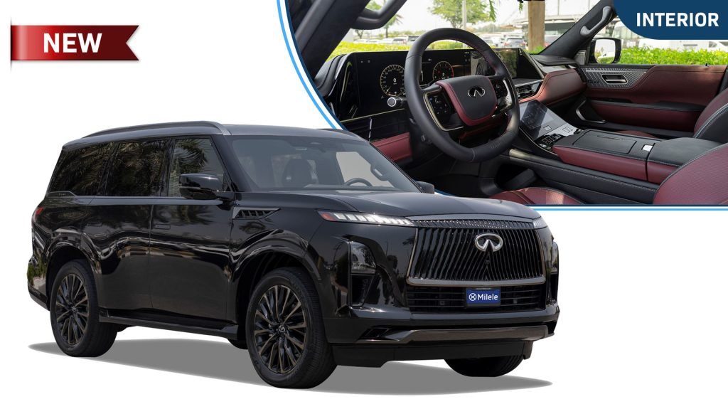 (LHD) INFINITI QX80 AUTOGRAPH 3.5P AT 4X4 MY2025 – BLACK