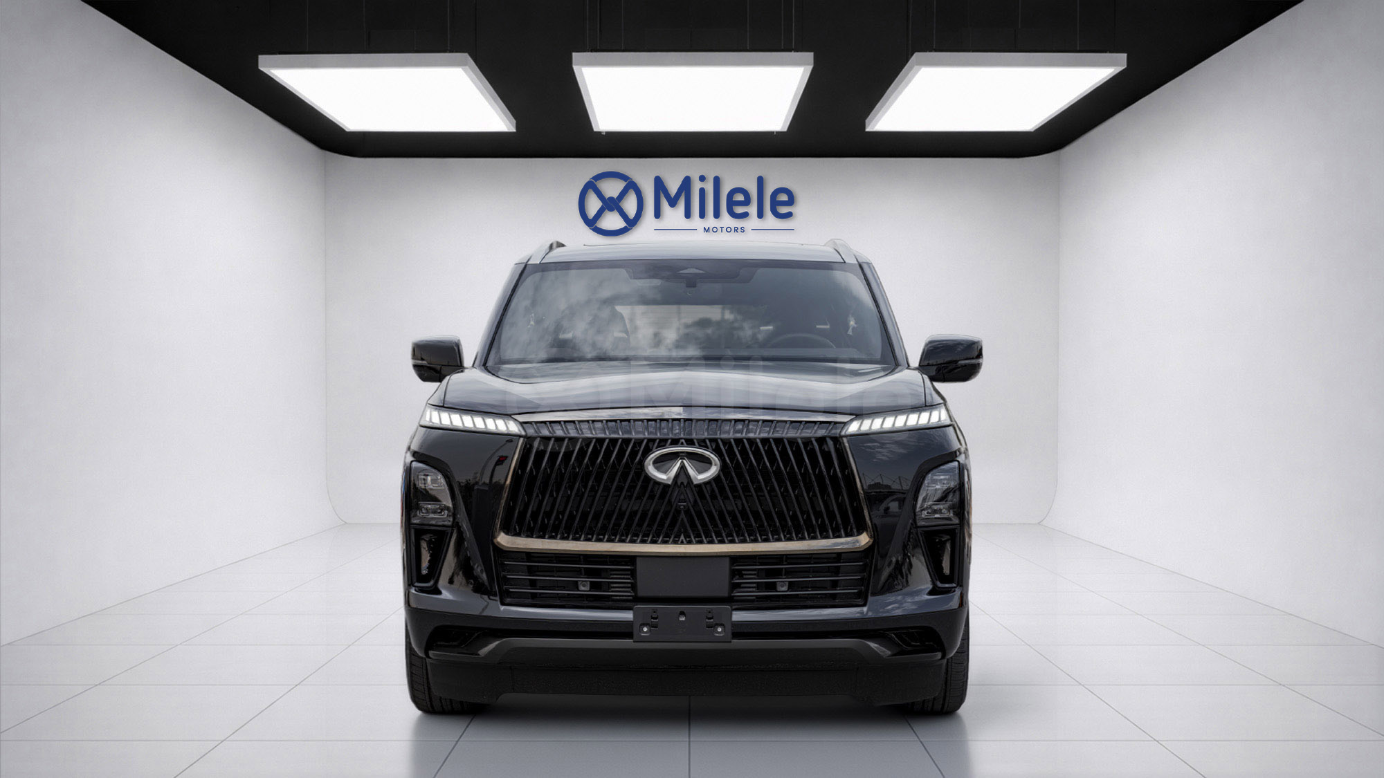 
(LHD) INFINITI QX80 AUTOGRAPH 3.5P AT 4X4 P.WINDOW MY2026 – BLACK RED full									