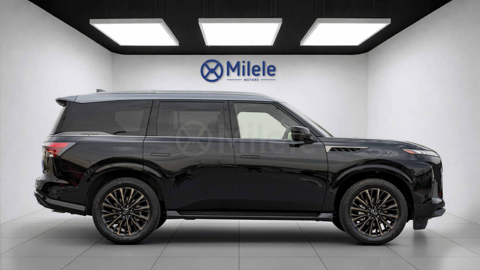 
(LHD) INFINITI QX80 AUTOGRAPH 3.5P AT 4X4 P.WINDOW MY2026 – BLACK RED full									