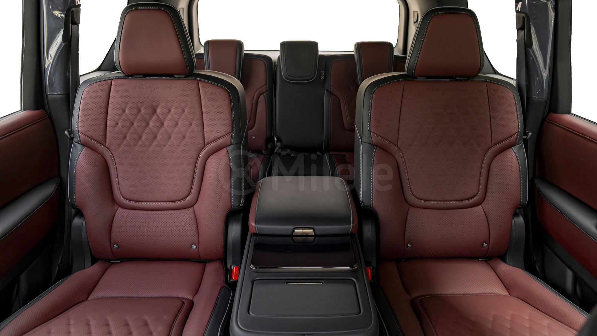 
(LHD) INFINITI QX80 AUTOGRAPH 3.5P AT 4X4 P.WINDOW MY2026 – BLACK RED full									