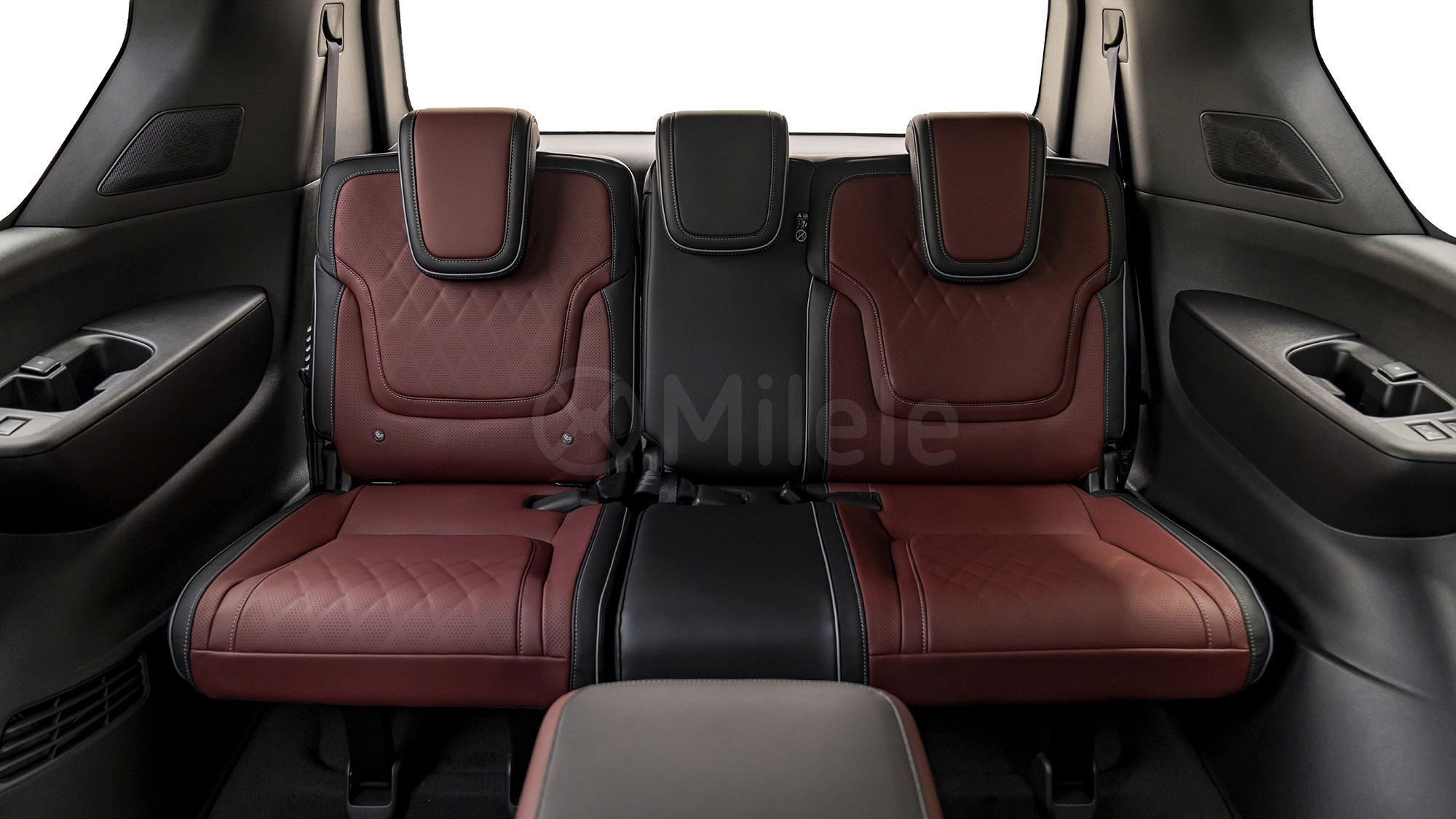 
(LHD) INFINITI QX80 AUTOGRAPH 3.5P AT 4X4 P.WINDOW MY2026 – BLACK RED full									