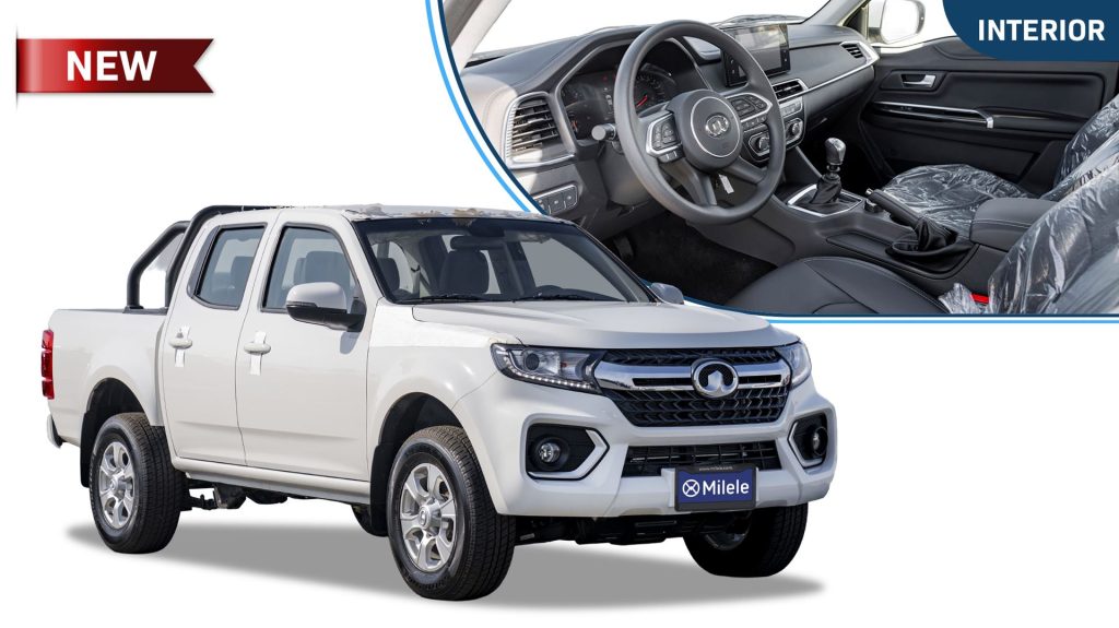 (LHD) GWM WINGLE 7 LUXURY 2.0D MT 4X4 MY2025 – WHITE