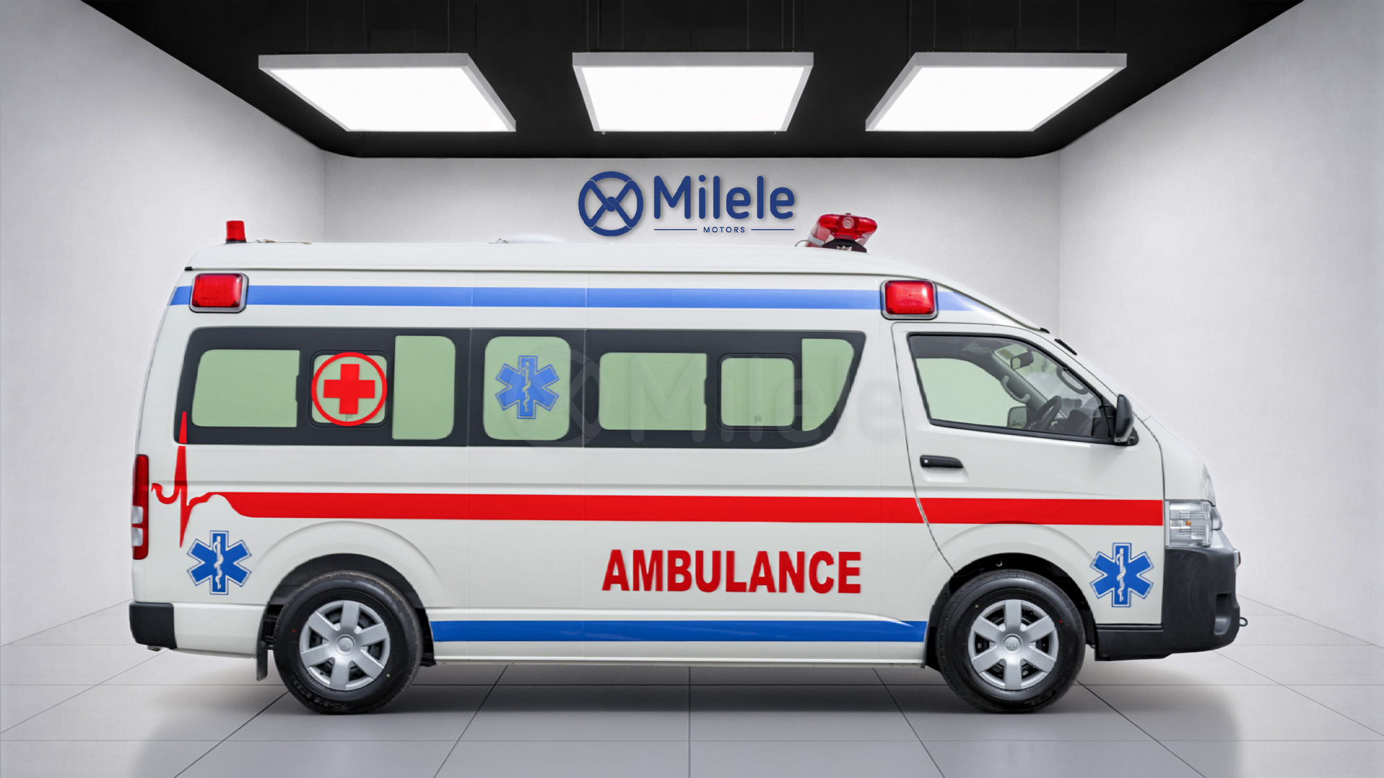 
(RHD) TOYOTA HIACE HR AMBULANCE 2.5D MT MY2025 – WHITE full									
