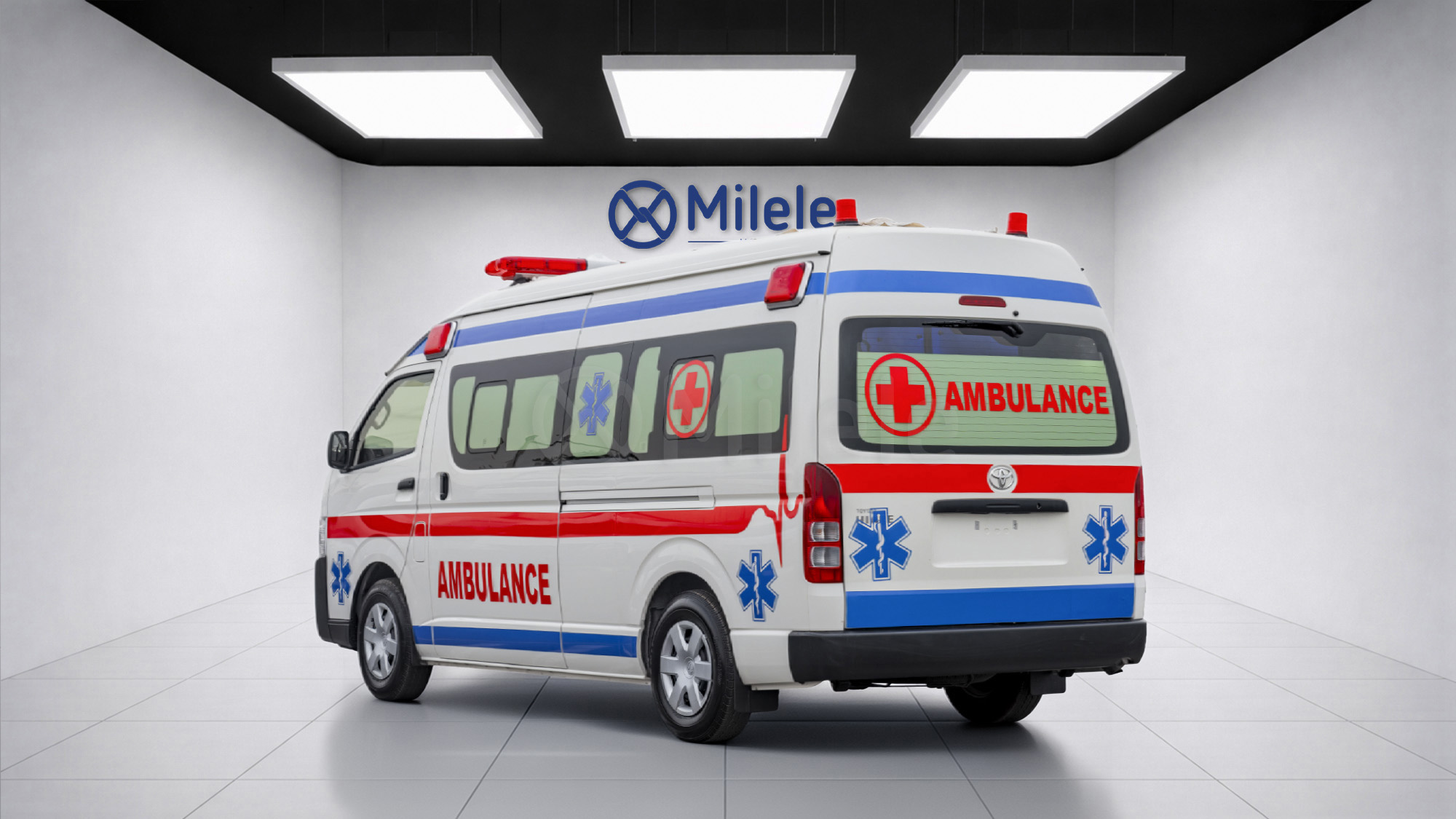 
(RHD) TOYOTA HIACE HR AMBULANCE 2.5D MT MY2025 – WHITE full									