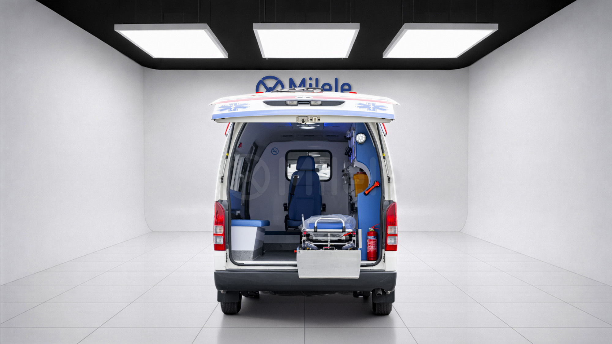 
(RHD) TOYOTA HIACE HR AMBULANCE 2.5D MT MY2025 – WHITE full									