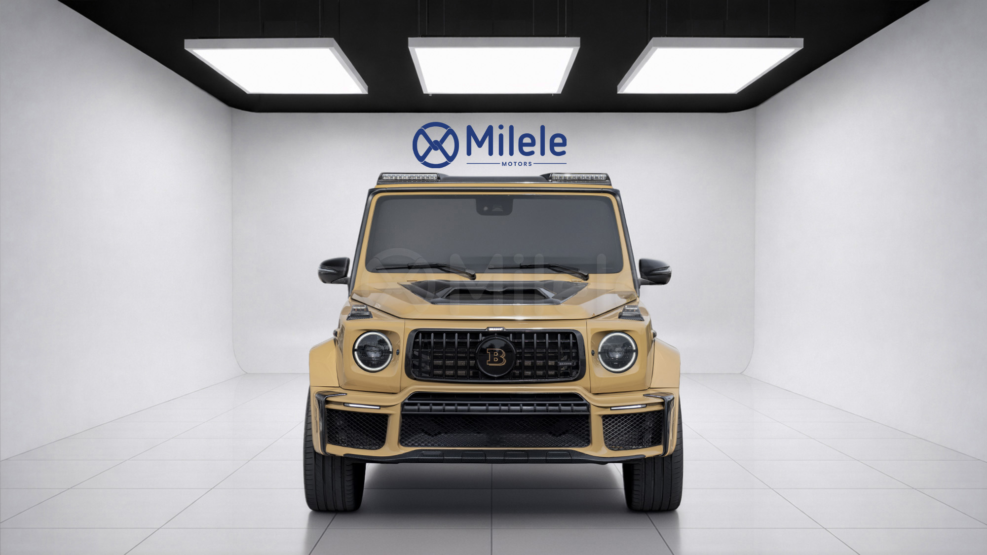 
(LHD) MERCEDES-BENZ G63 BRABUS 800 4.0P AT MY2019 – BEIGE full									