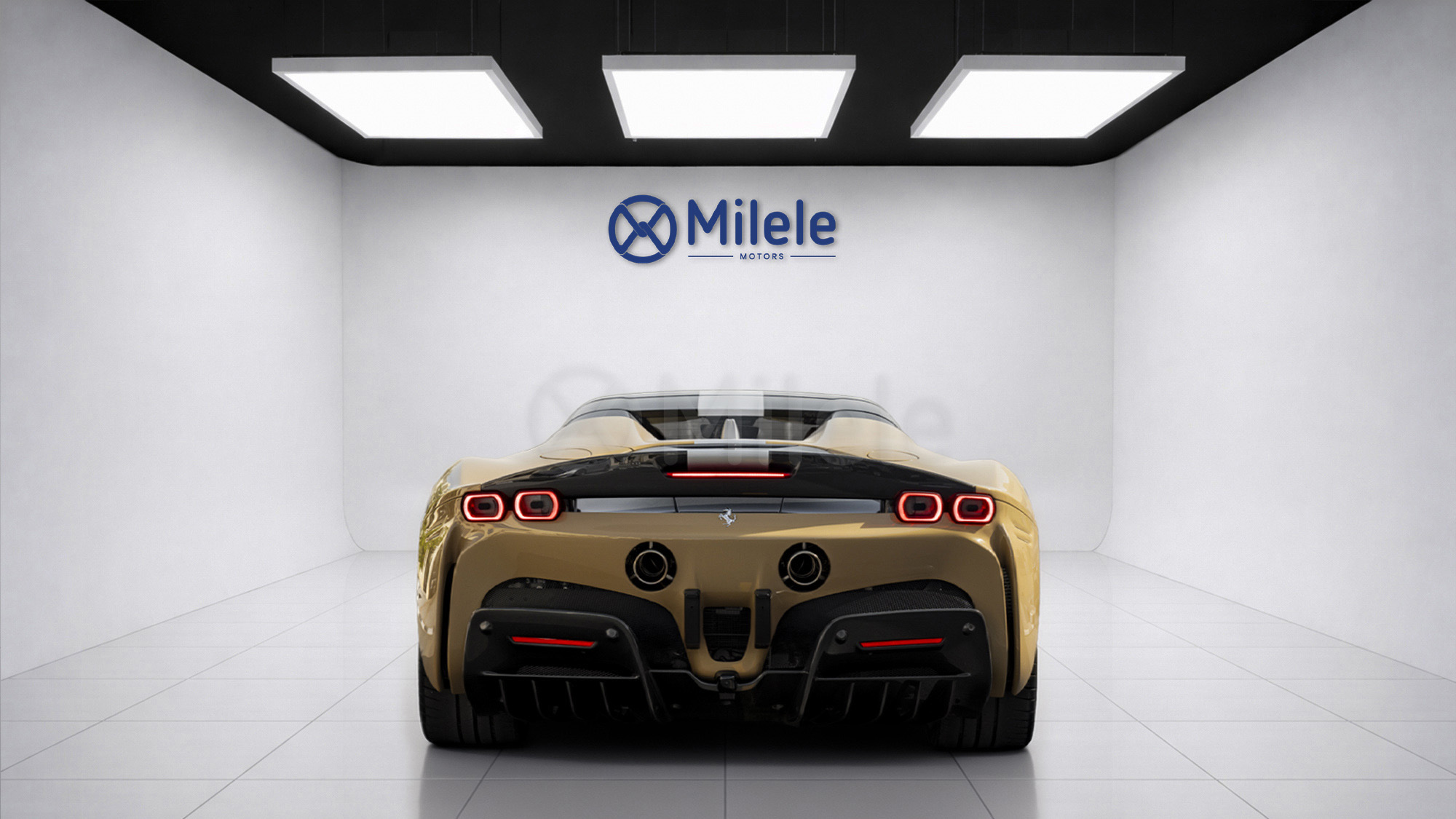
(LHD) FERRARI SF90 SPIDER ASSETO FIORANO 4.0P AT MY2023 – BEIGE full									