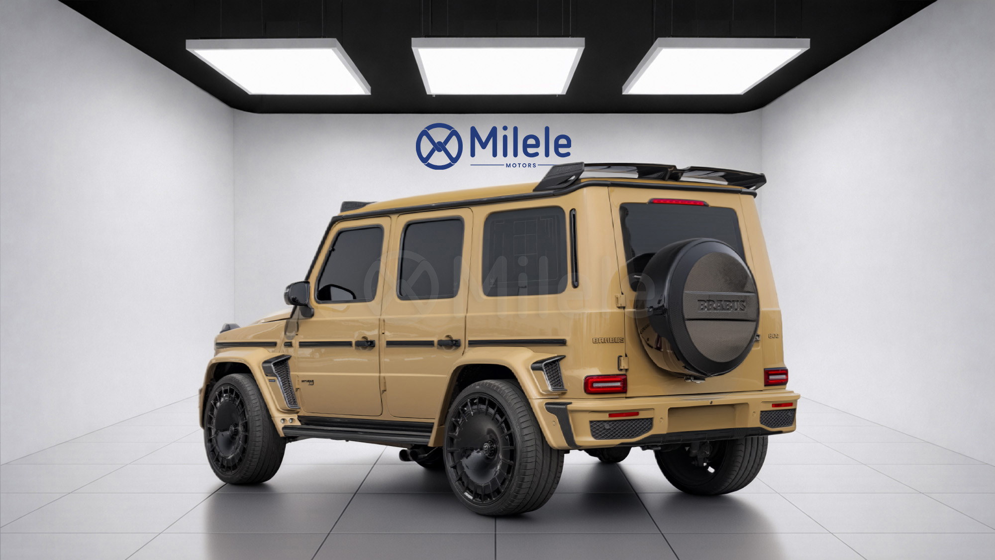 
(LHD) MERCEDES-BENZ G63 BRABUS 800 4.0P AT MY2019 – BEIGE full									