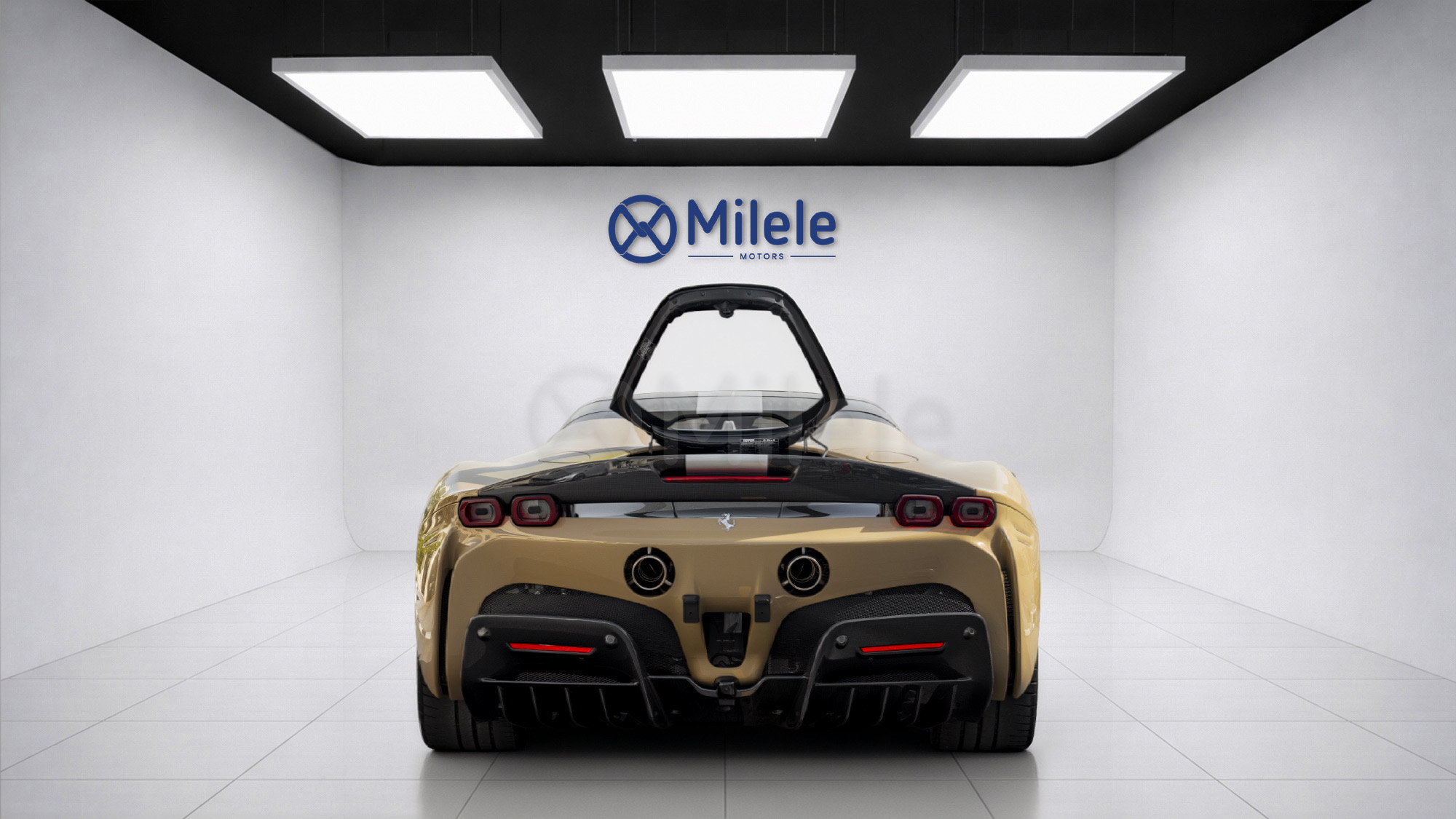 
(LHD) FERRARI SF90 SPIDER ASSETO FIORANO 4.0P AT MY2023 – BEIGE full									