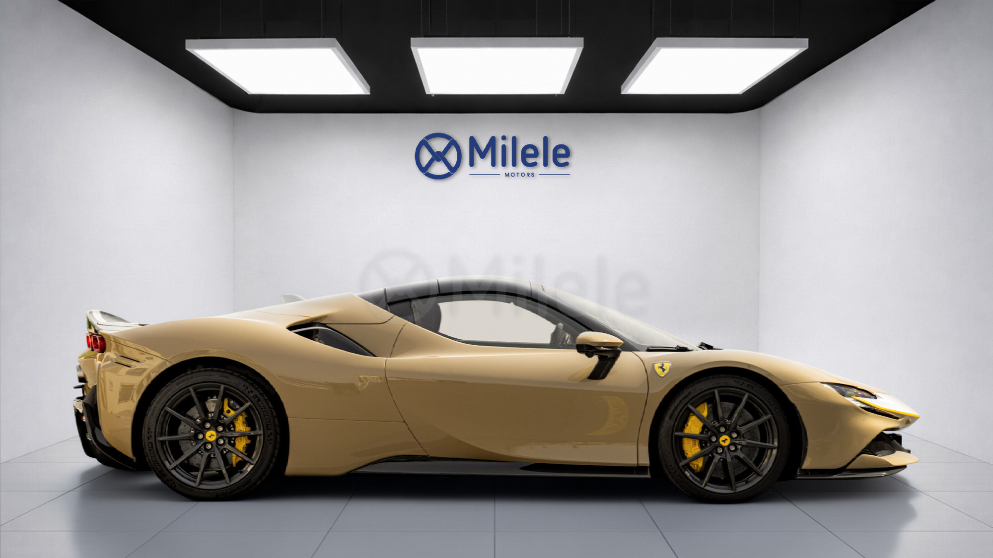 
(LHD) FERRARI SF90 SPIDER ASSETO FIORANO 4.0P AT MY2023 – BEIGE full									
