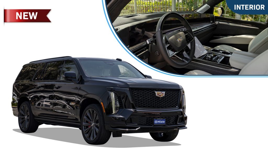 (LHD) CADILLAC ESCALADE V-SPORT ESV 6.2P AT MY2025 – BLACK