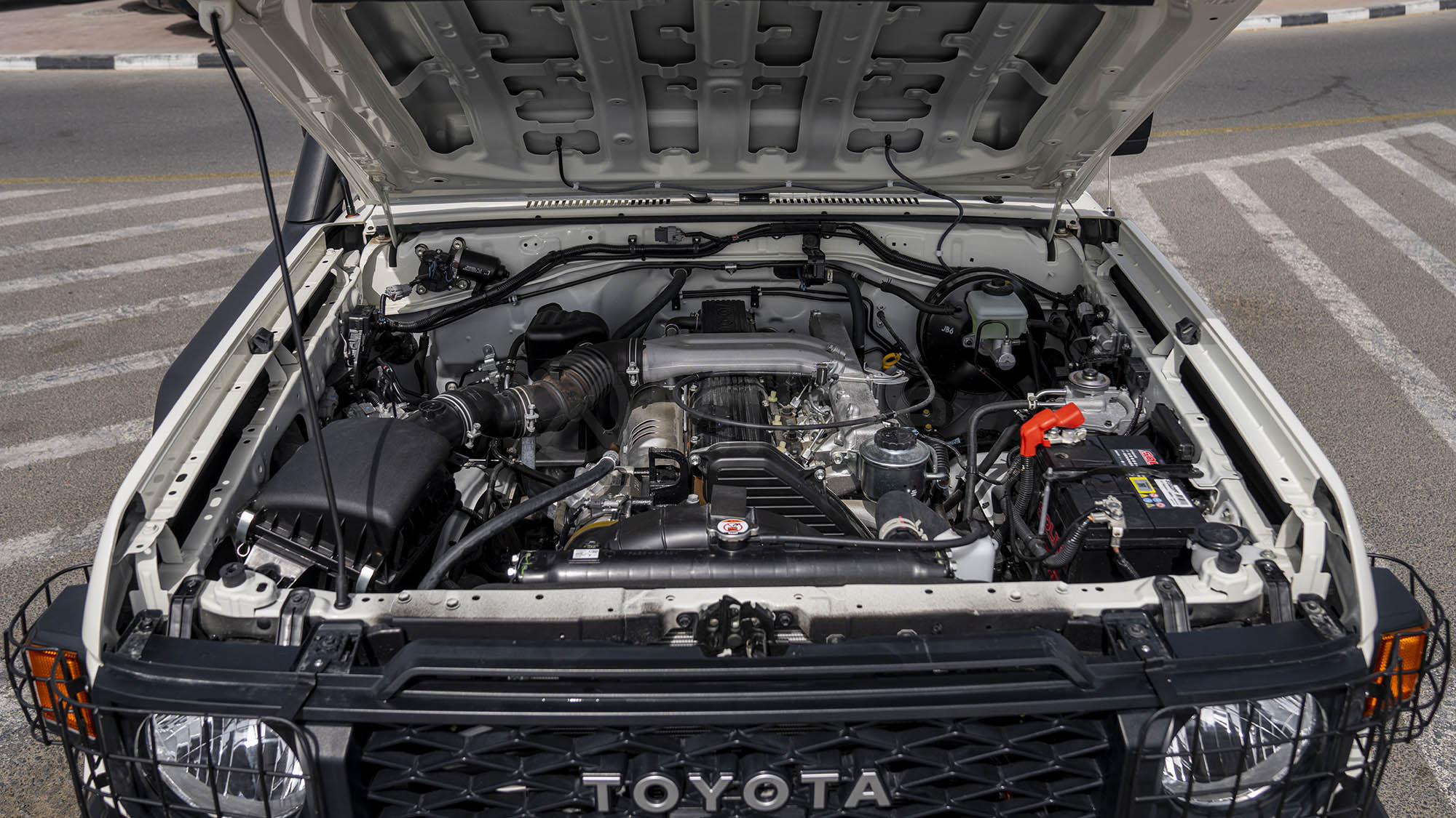 
(LHD) TOYOTA LC78 4.2D MT MY2025 – WHITE full									