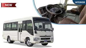 (LHD) TOYOTA COASTER 23 SEATER 4.0D MT MY2025 – WHITE