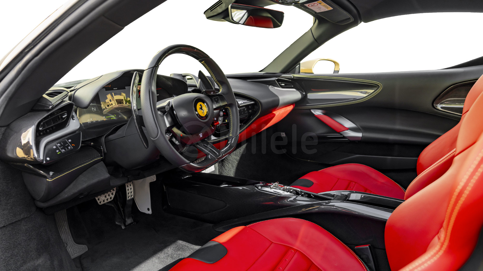 
(LHD) FERRARI SF90 SPIDER ASSETO FIORANO 4.0P AT MY2023 – BEIGE full									