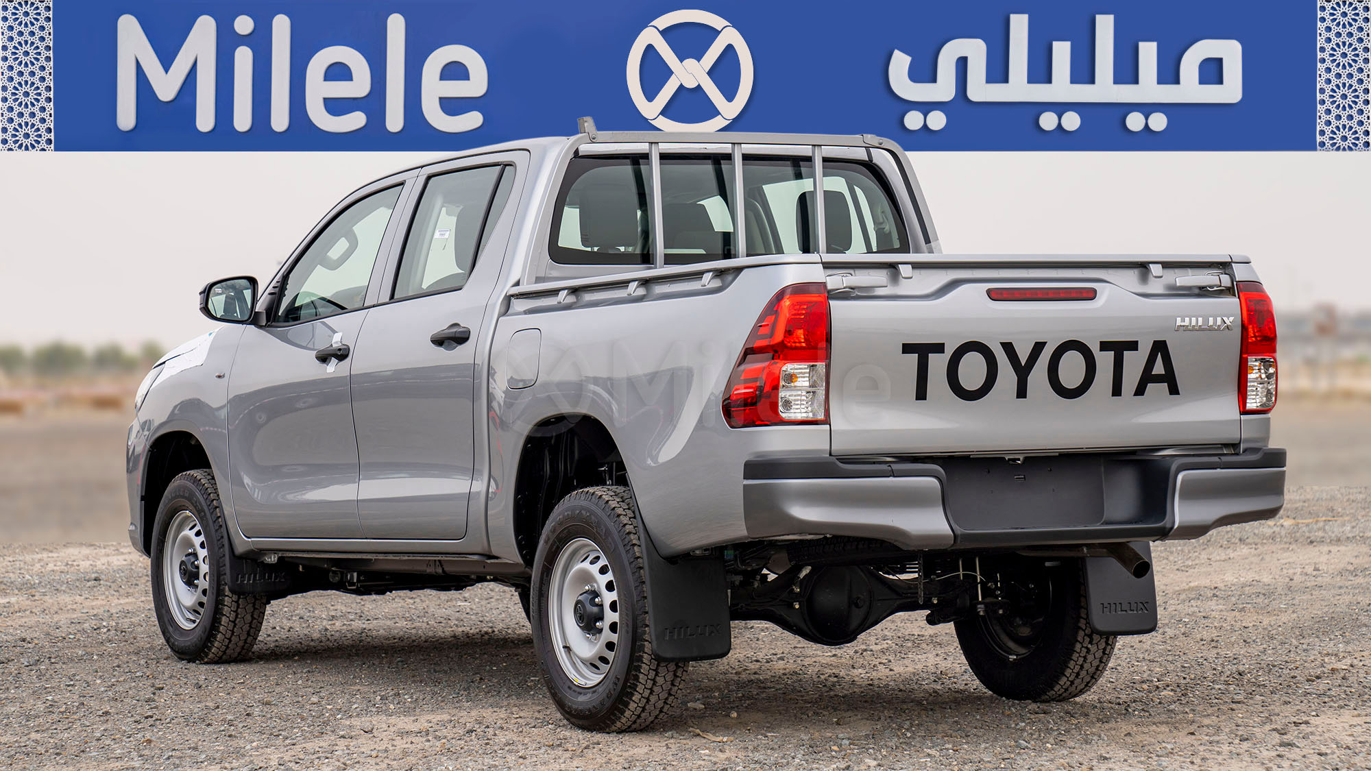 
(LHD) TOYOTA HILUX DC 2.4D MT 4X4 P. WINDOW MY2026 – SILVER full									