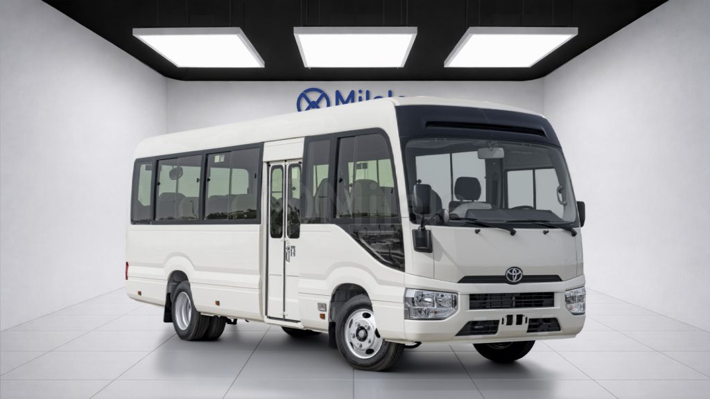 (LHD) TOYOTA COASTER 23 SEATER 4.0D MT MY2025 – WHITE