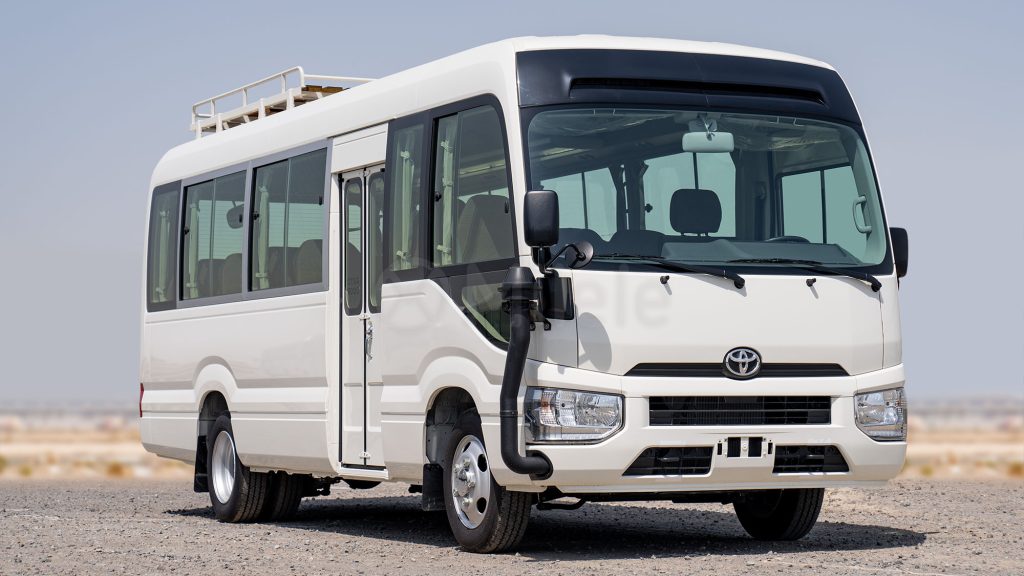 (LHD) TOYOTA COASTER 4.2D MT 30 SEATER MY2025 – WHITE